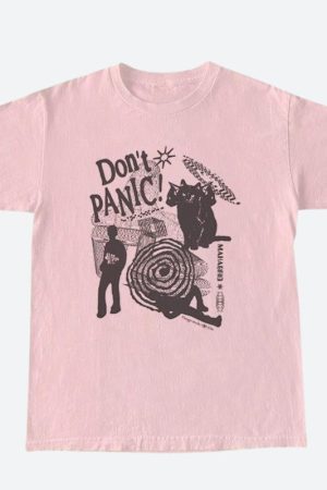 Stylish Work Outfits, Outfit Summer Ideas Don't Panic Tee