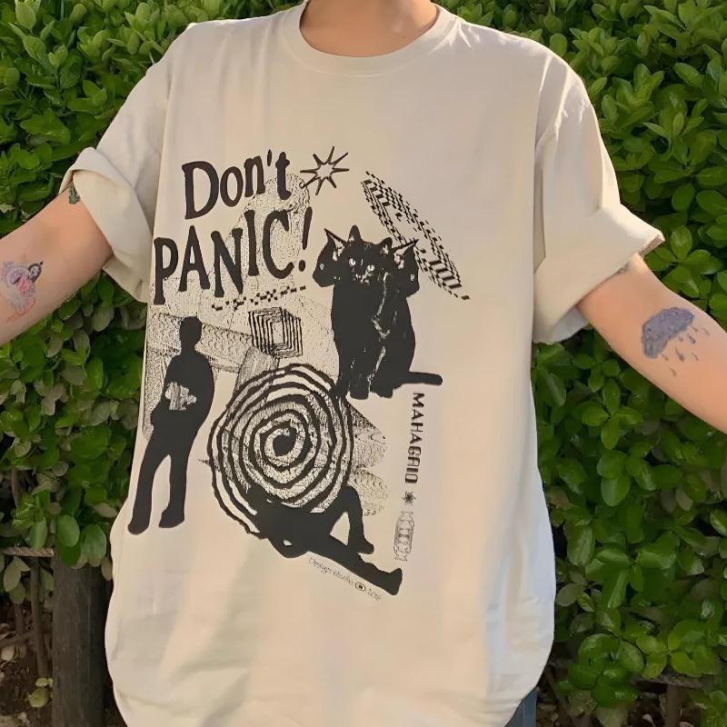 Stylish Work Outfits, Outfit Summer Ideas Don't Panic Tee