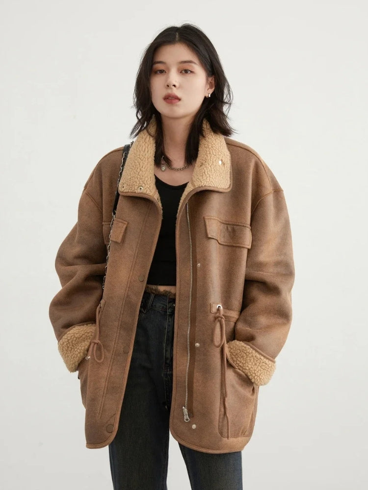 Stylish Work Outfits, Outfit Summer Ideas Double Faced Faux Leather Jacket Stylish Work Outfits, Outfit Summer Ideas Double Faced Faux Leather Jacket