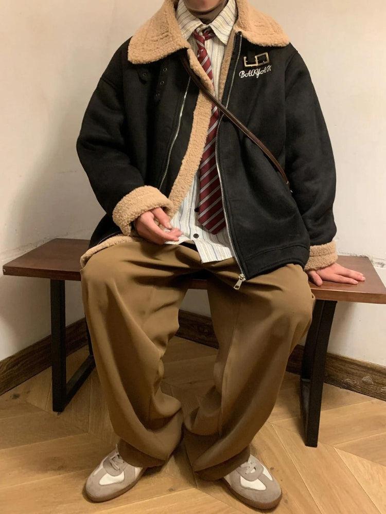 Stylish Work Outfits, Outfit Summer Ideas Double-Faced Zip-Up Jacket Stylish Work Outfits, Outfit Summer Ideas Double-Faced Zip-Up Jacket