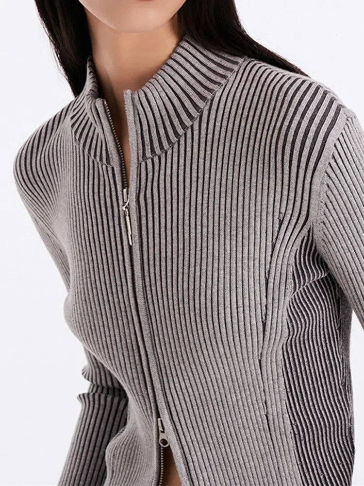 Stylish Work Outfits, Outfit Summer Ideas Double Zip-Up Distressed Corduroy Cardigan Stylish Work Outfits, Outfit Summer Ideas Double Zip-Up Distressed Corduroy Cardigan