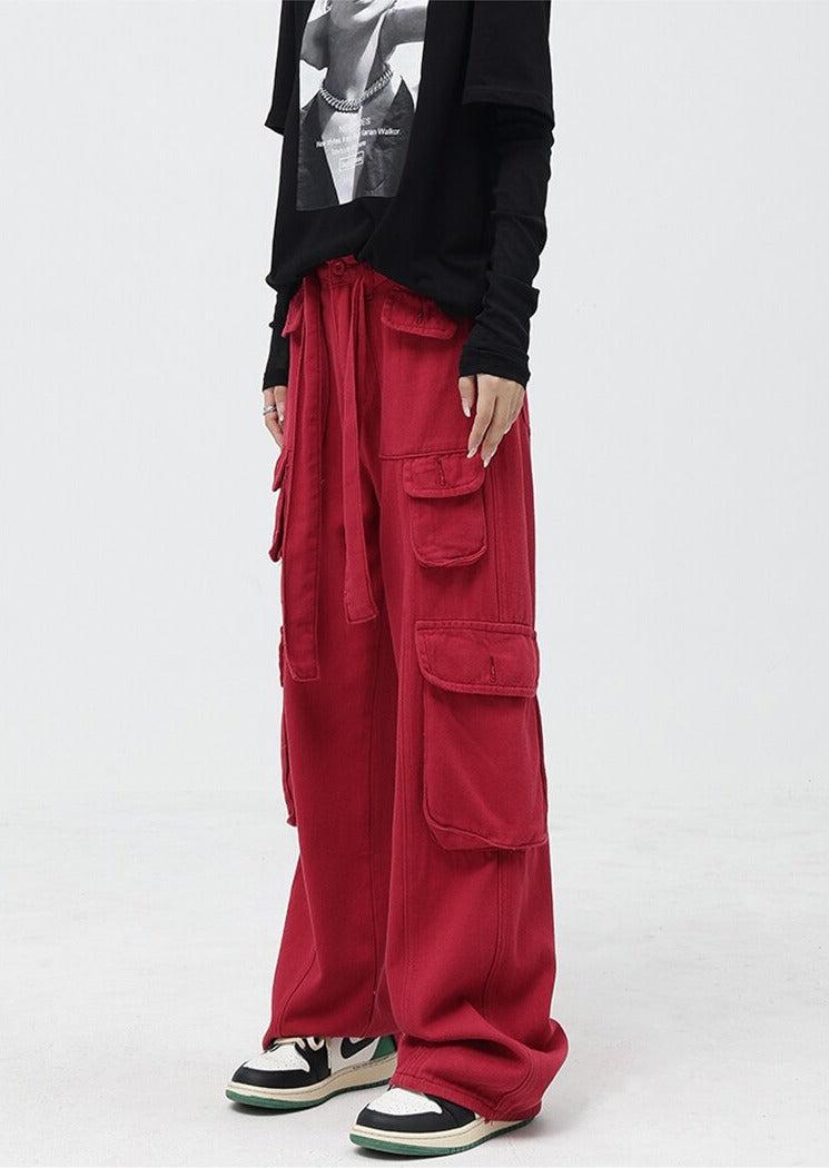 Stylish Work Outfits, Outfit Summer Ideas Drawstring Belt Cargo Pants Stylish Work Outfits, Outfit Summer Ideas Drawstring Belt Cargo Pants