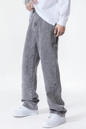 Stylish Work Outfits, Outfit Summer Ideas Drawstring Belt Straight Leg Jeans