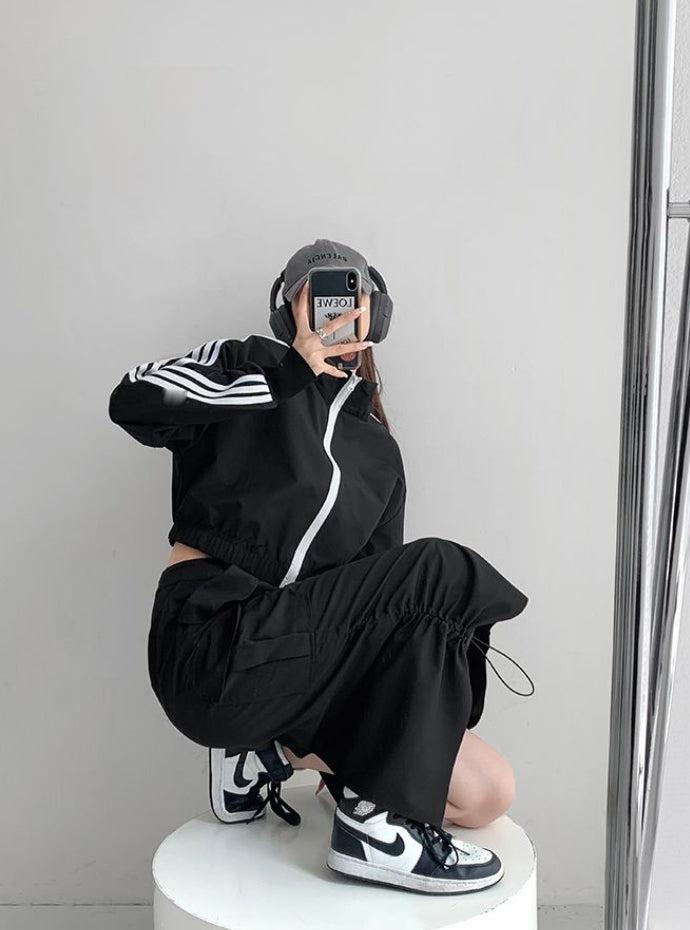 Stylish Work Outfits, Outfit Summer Ideas Drawstring Parachute Midi Skirt Stylish Work Outfits, Outfit Summer Ideas Drawstring Parachute Midi Skirt