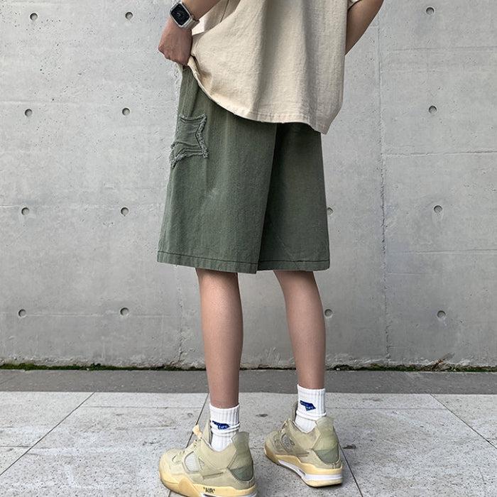 Stylish Work Outfits, Outfit Summer Ideas Drawstring Star Embroidered Shorts Stylish Work Outfits, Outfit Summer Ideas Drawstring Star Embroidered Shorts