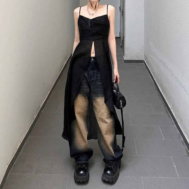 Stylish Work Outfits, Outfit Summer Ideas Dress-Like Strap Top
