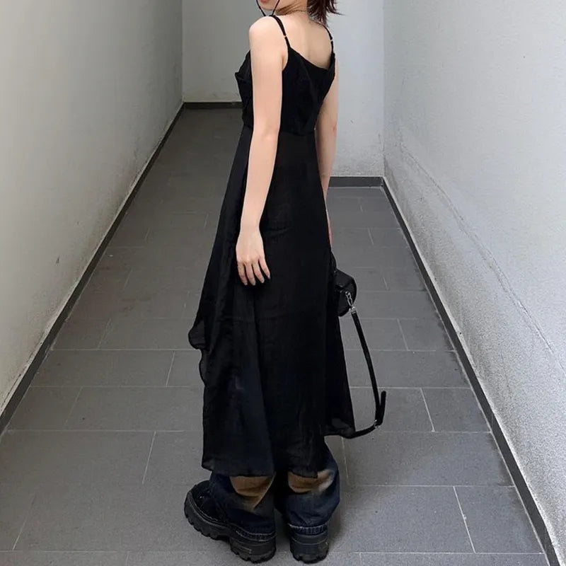 Stylish Work Outfits, Outfit Summer Ideas Dress-Like Strap Top Stylish Work Outfits, Outfit Summer Ideas Dress-Like Strap Top
