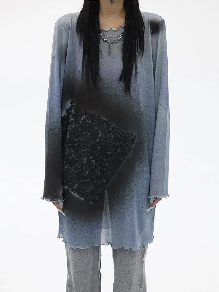 Stylish Work Outfits, Outfit Summer Ideas Extra Long Mesh Top Stylish Work Outfits, Outfit Summer Ideas Extra Long Mesh Top