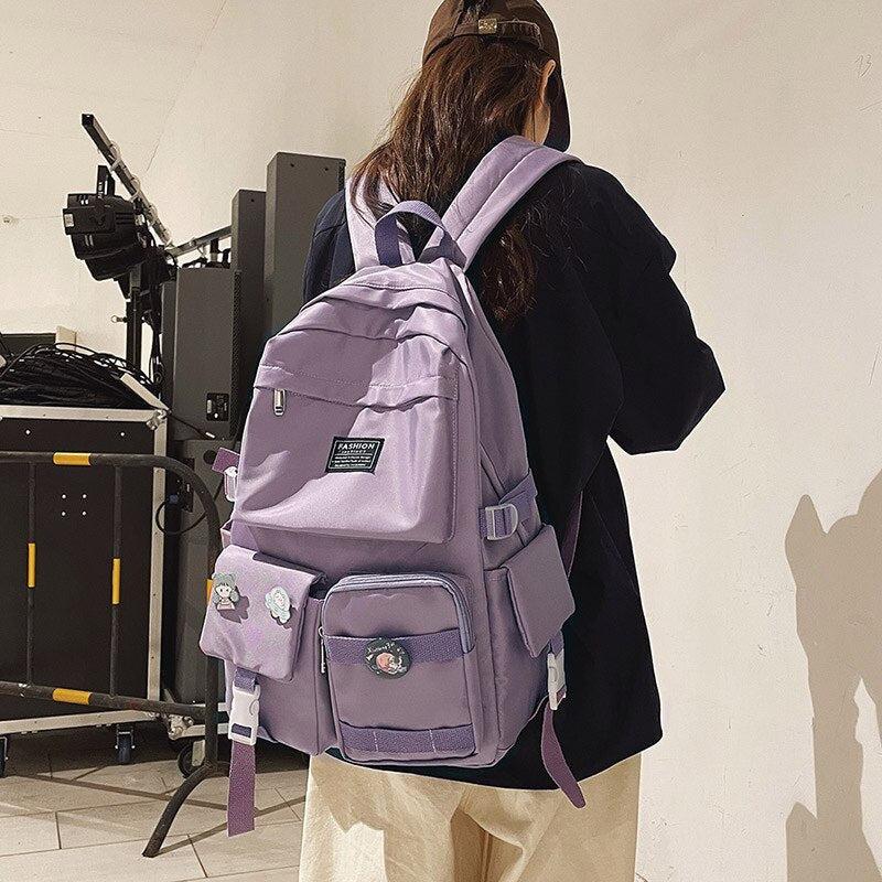 Stylish Work Outfits, Outfit Summer Ideas Extra Pockets Unisex School Backpack Stylish Work Outfits, Outfit Summer Ideas Extra Pockets Unisex School Backpack
