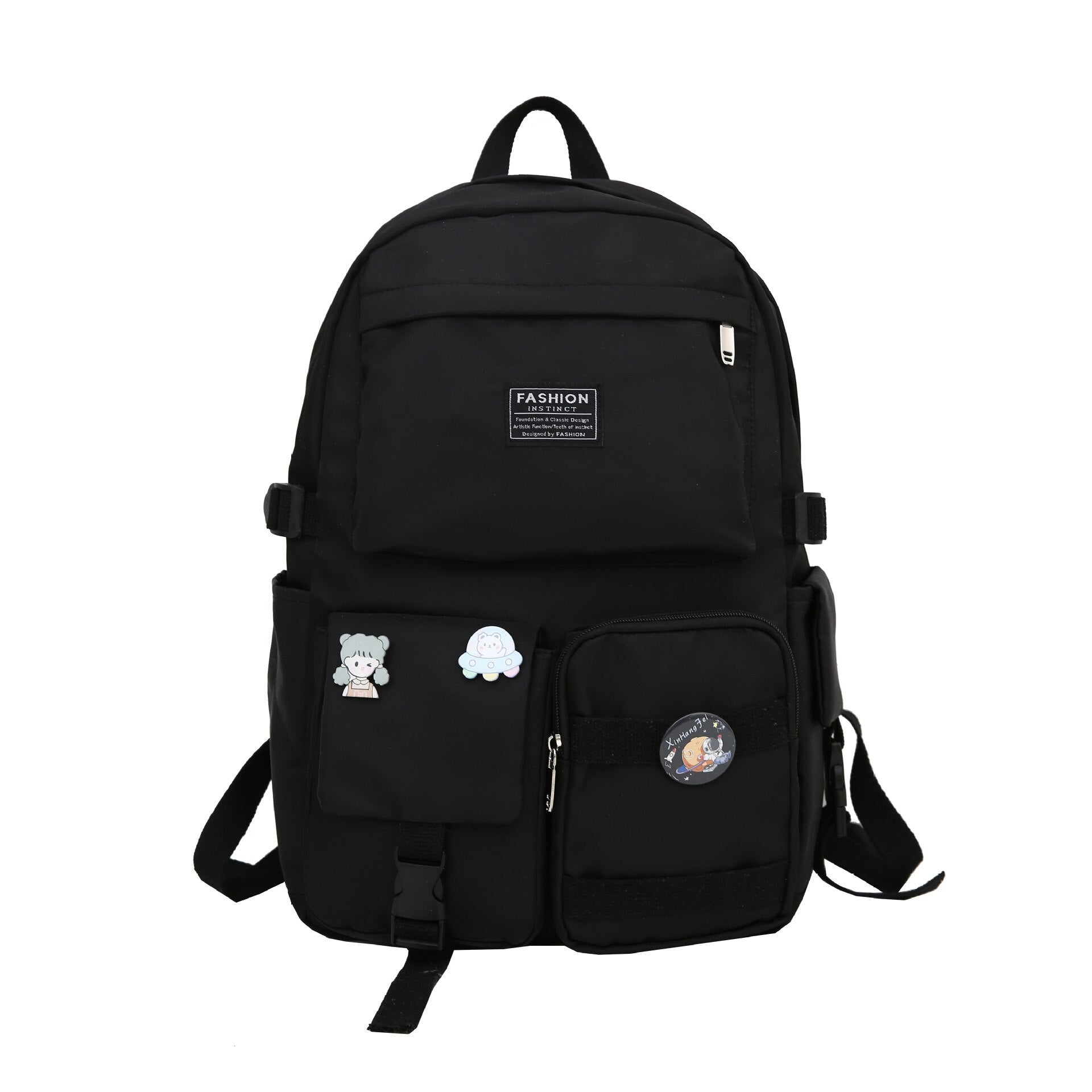 Stylish Work Outfits, Outfit Summer Ideas Extra Pockets Unisex School Backpack Stylish Work Outfits, Outfit Summer Ideas Extra Pockets Unisex School Backpack