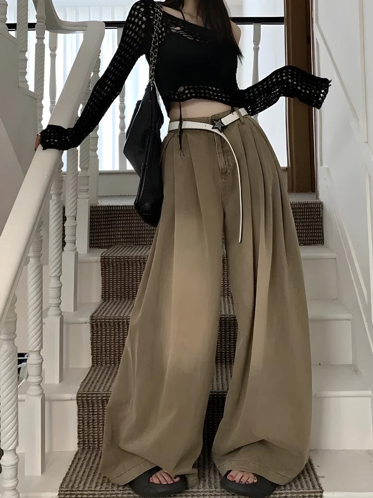 Stylish Work Outfits, Outfit Summer Ideas Extreme Wide Leg Pants Stylish Work Outfits, Outfit Summer Ideas Extreme Wide Leg Pants