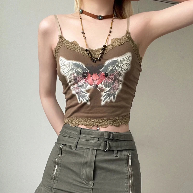 Stylish Work Outfits, Outfit Summer Ideas Fairy Grunge Angel Wings Top Stylish Work Outfits, Outfit Summer Ideas Fairy Grunge Angel Wings Top