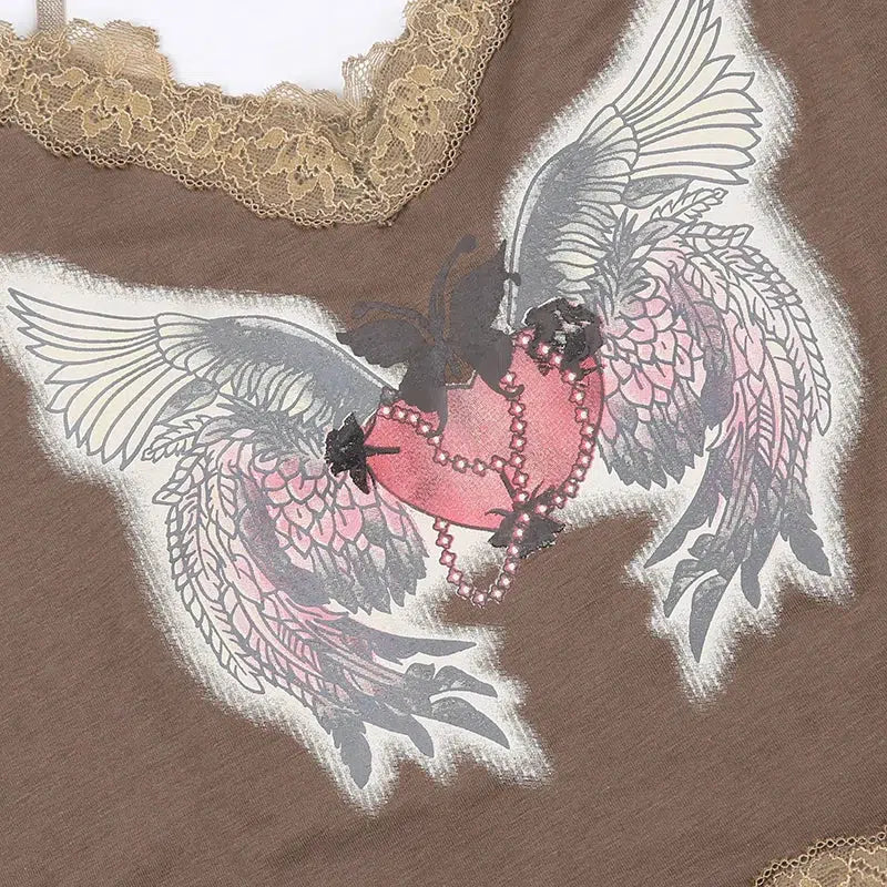 Stylish Work Outfits, Outfit Summer Ideas Fairy Grunge Angel Wings Top Stylish Work Outfits, Outfit Summer Ideas Fairy Grunge Angel Wings Top