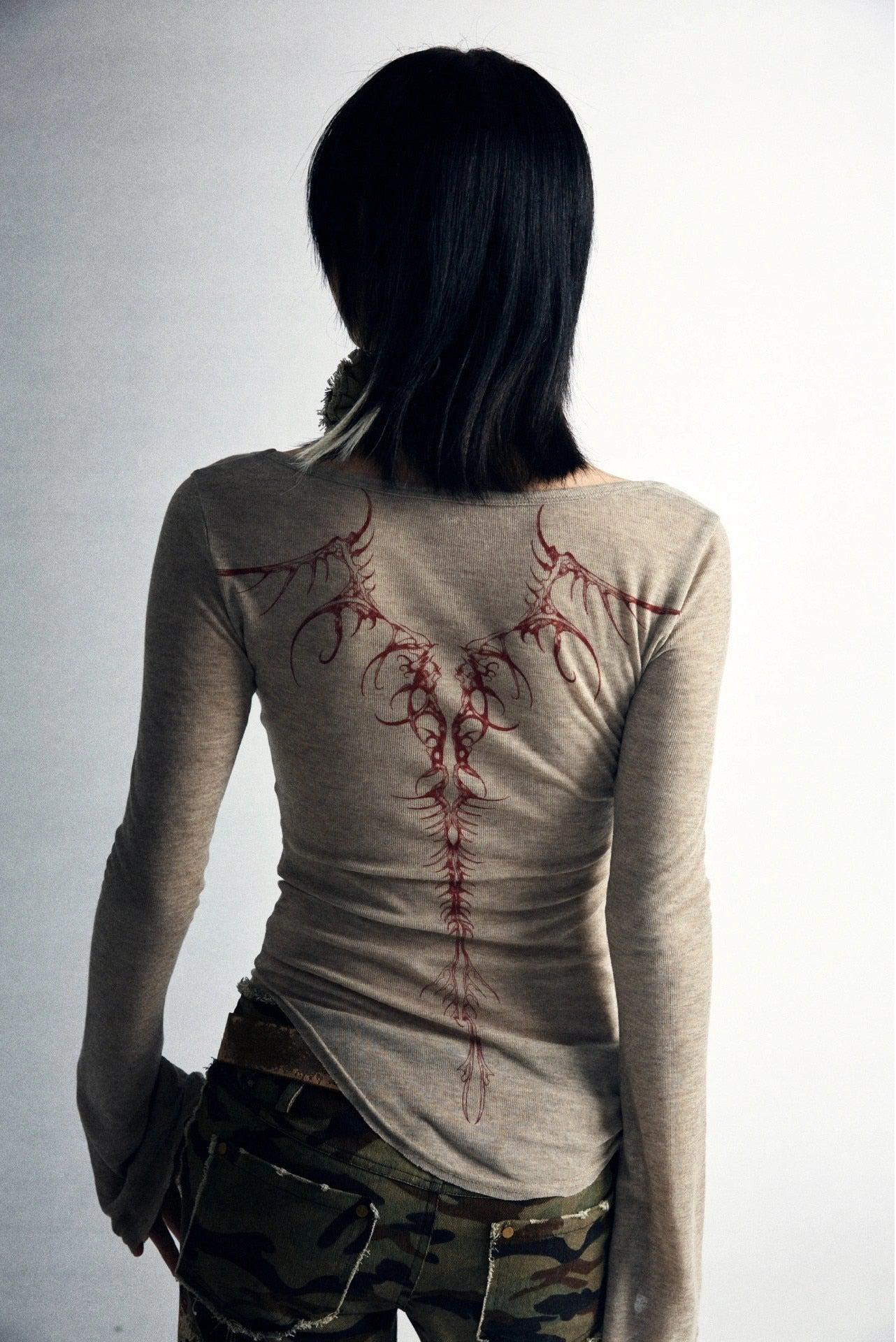 Stylish Work Outfits, Outfit Summer Ideas Fairy Grunge Back Print Top Stylish Work Outfits, Outfit Summer Ideas Fairy Grunge Back Print Top