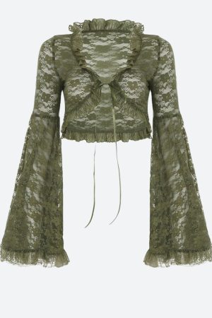 Stylish Work Outfits, Outfit Summer Ideas Fairy Grunge Bolero Crop Top