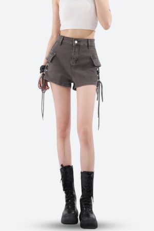 Stylish Work Outfits, Outfit Summer Ideas Fairy Grunge Cargo Shorts