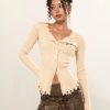 Stylish Work Outfits, Outfit Summer Ideas Fairy Grunge Corduroy Distressed Cardigan