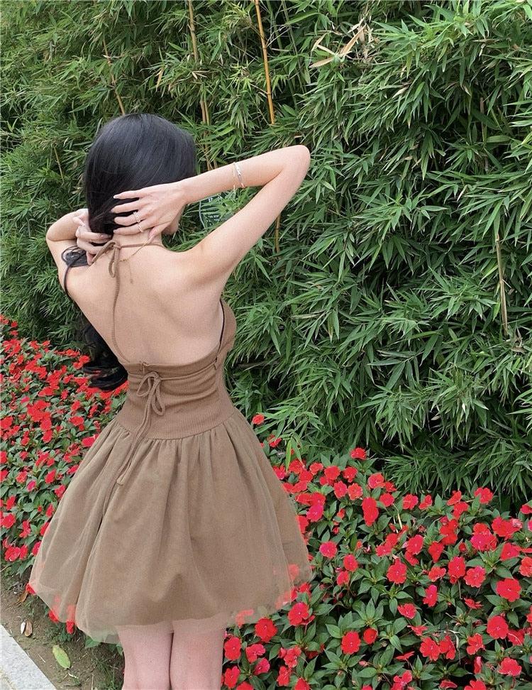 Stylish Work Outfits, Outfit Summer Ideas Fairy Grunge Corset Mini Dress