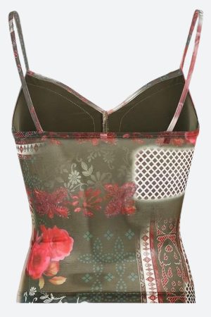 Stylish Work Outfits, Outfit Summer Ideas Fairy Grunge Floral Top