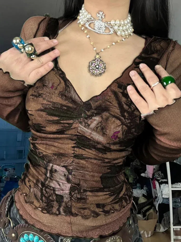 Stylish Work Outfits, Outfit Summer Ideas Fairy Grunge Mesh Sheer Top Stylish Work Outfits, Outfit Summer Ideas Fairy Grunge Mesh Sheer Top