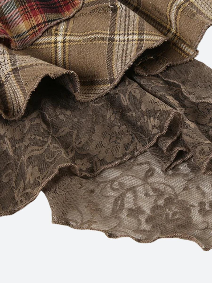 Stylish Work Outfits, Outfit Summer Ideas Fairy Grunge Patchwork Mini Skirt Stylish Work Outfits, Outfit Summer Ideas Fairy Grunge Patchwork Mini Skirt