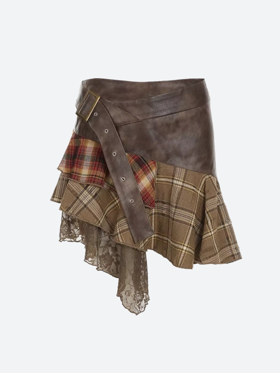 Stylish Work Outfits, Outfit Summer Ideas Fairy Grunge Patchwork Mini Skirt Stylish Work Outfits, Outfit Summer Ideas Fairy Grunge Patchwork Mini Skirt