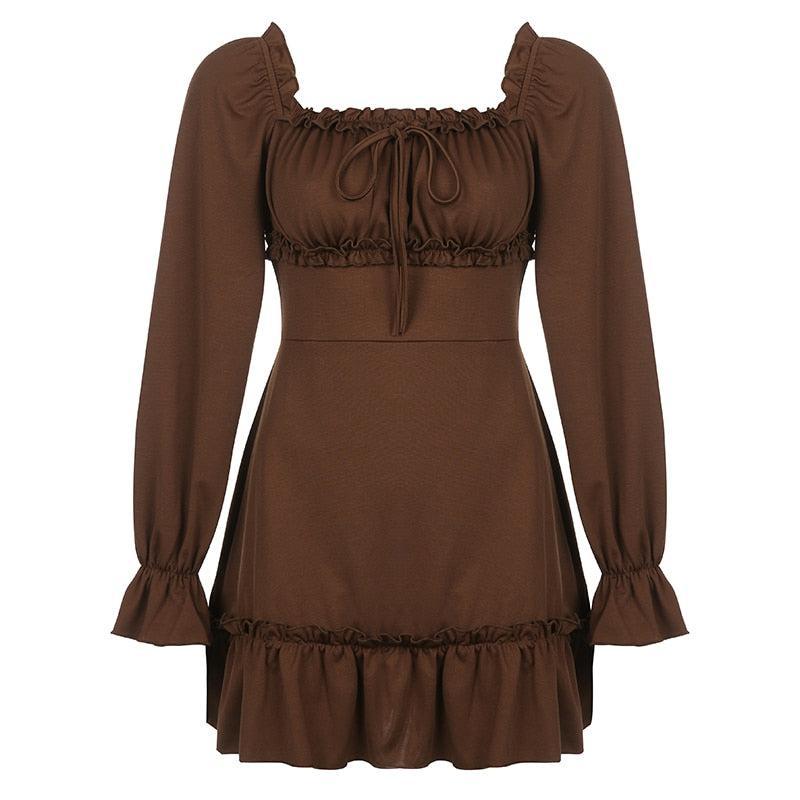 Stylish Work Outfits, Outfit Summer Ideas Fairy Grunge Ruffled Mini Dress Stylish Work Outfits, Outfit Summer Ideas Fairy Grunge Ruffled Mini Dress