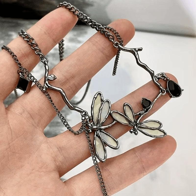 Stylish Work Outfits, Outfit Summer Ideas Fairycore Dragonfly Necklace Stylish Work Outfits, Outfit Summer Ideas Fairycore Dragonfly Necklace