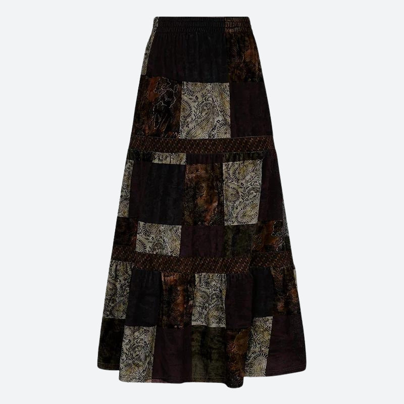 Stylish Work Outfits, Outfit Summer Ideas Fairycore Patchwork Maxi Skirt Stylish Work Outfits, Outfit Summer Ideas Fairycore Patchwork Maxi Skirt