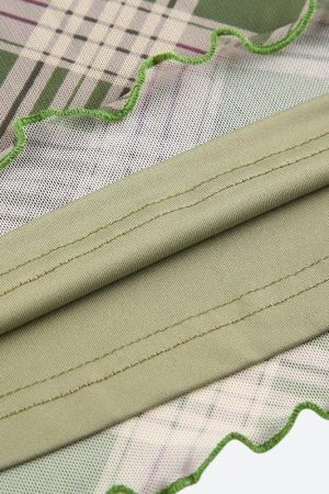 Stylish Work Outfits, Outfit Summer Ideas Fairycore Plaid Maxi Skirt