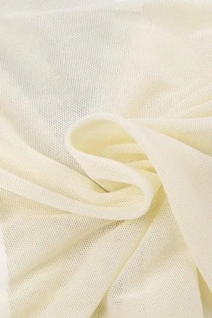 Stylish Work Outfits, Outfit Summer Ideas Fairycore Ruffled Mesh Corset Top