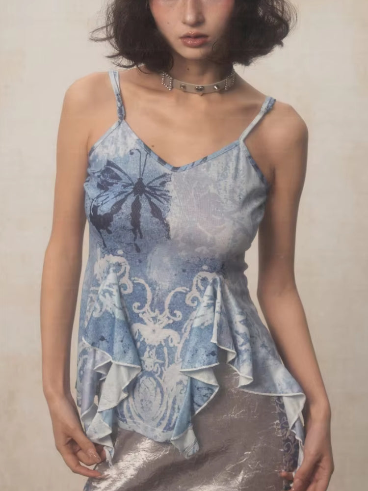 Stylish Work Outfits, Outfit Summer Ideas Fairycore Ruffled Top Stylish Work Outfits, Outfit Summer Ideas Fairycore Ruffled Top