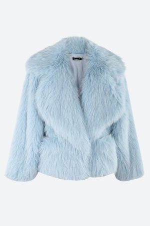 Stylish Work Outfits, Outfit Summer Ideas Faux Fur Jacket