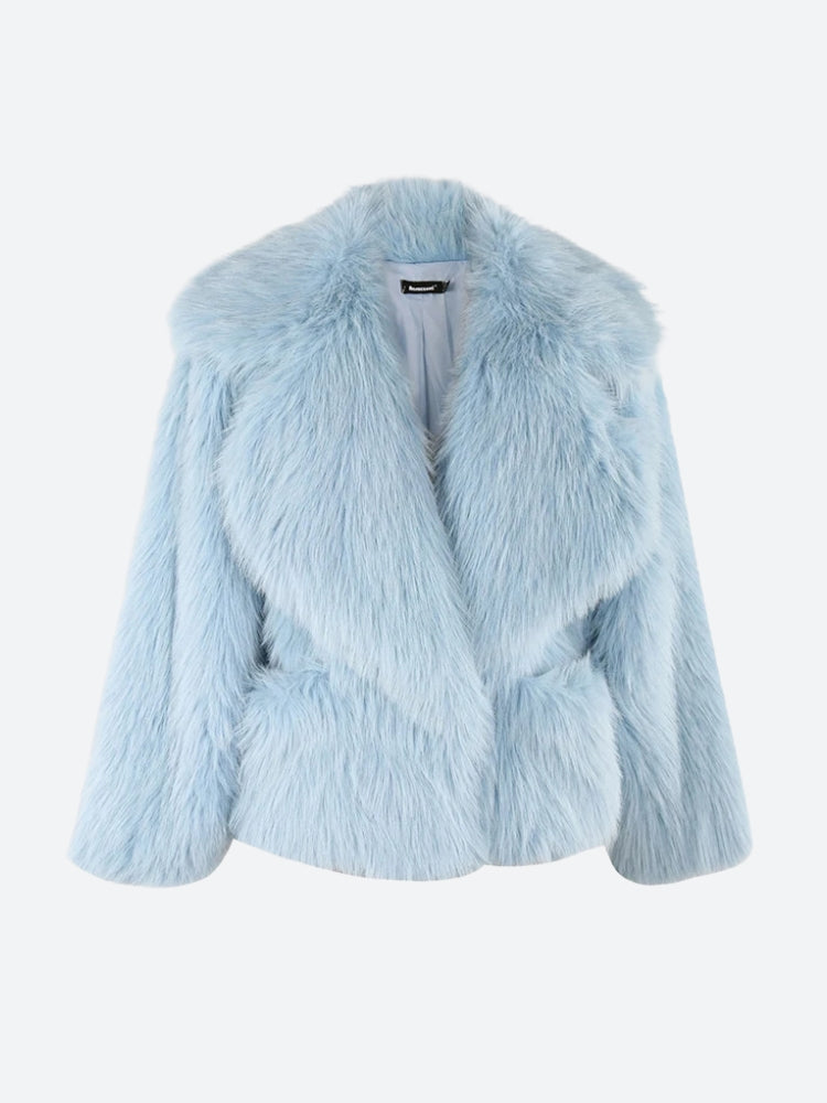 Stylish Work Outfits, Outfit Summer Ideas Faux Fur Jacket Stylish Work Outfits, Outfit Summer Ideas Faux Fur Jacket