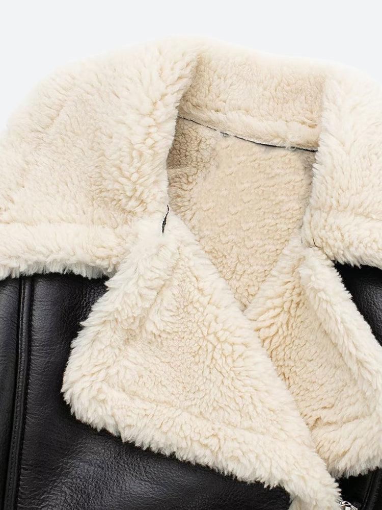 Stylish Work Outfits, Outfit Summer Ideas Faux Fur Lined Biker Jacket Stylish Work Outfits, Outfit Summer Ideas Faux Fur Lined Biker Jacket
