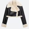Stylish Work Outfits, Outfit Summer Ideas Faux Fur Lined Biker Jacket
