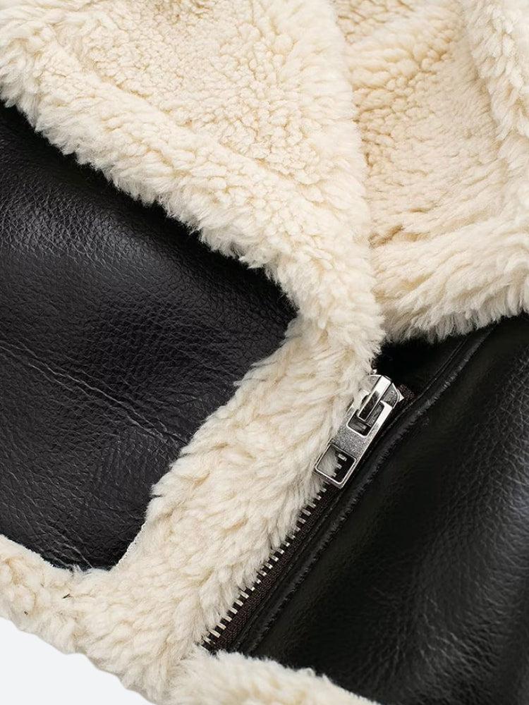 Stylish Work Outfits, Outfit Summer Ideas Faux Fur Lined Biker Jacket Stylish Work Outfits, Outfit Summer Ideas Faux Fur Lined Biker Jacket