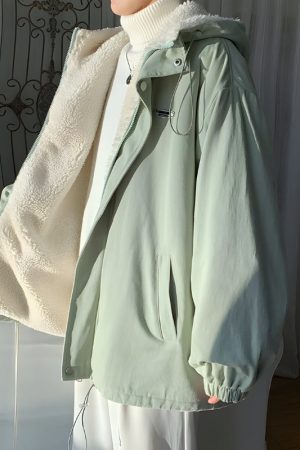 Stylish Work Outfits, Outfit Summer Ideas Faux Fur Lined Hooded Jacket