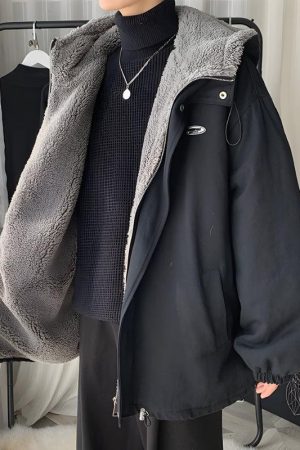 Stylish Work Outfits, Outfit Summer Ideas Faux Fur Lined Hooded Jacket