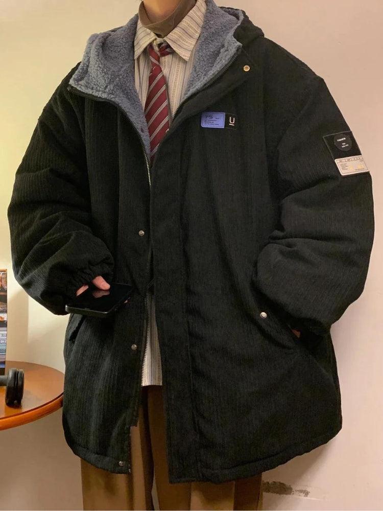 Stylish Work Outfits, Outfit Summer Ideas Faux Fur Lining Hooded Puffer Jacket