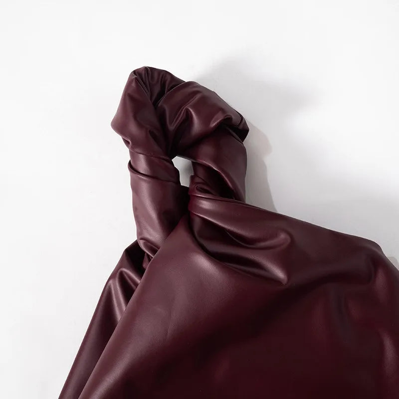 Stylish Work Outfits, Outfit Summer Ideas Faux Leather One Shoulder Top Stylish Work Outfits, Outfit Summer Ideas Faux Leather One Shoulder Top