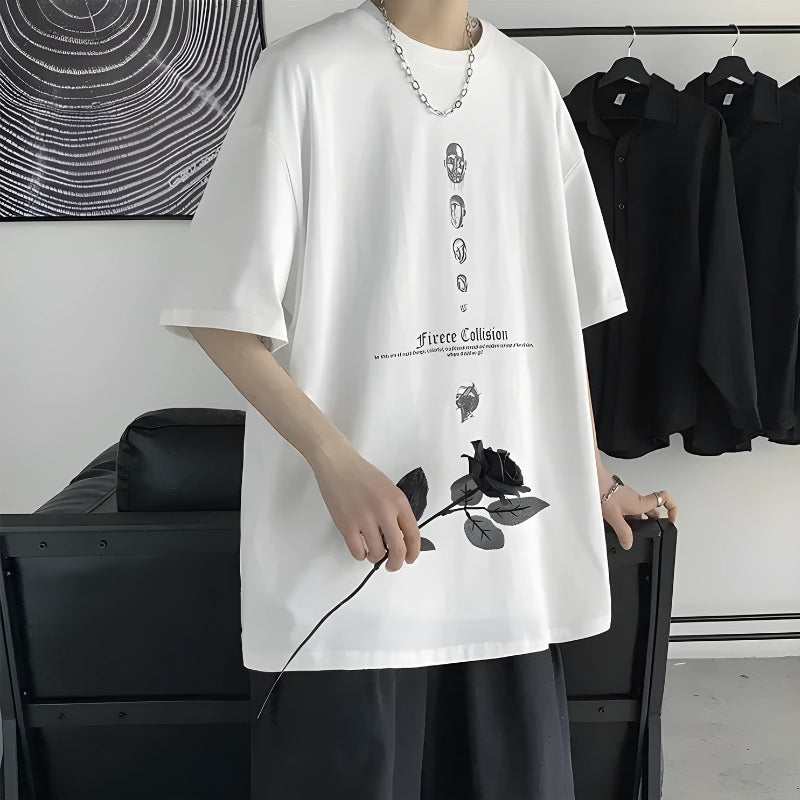 Stylish Work Outfits, Outfit Summer Ideas Fierce Collision Oversized Tee Stylish Work Outfits, Outfit Summer Ideas Fierce Collision Oversized Tee