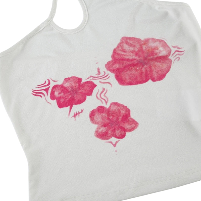 Stylish Work Outfits, Outfit Summer Ideas Floral Halter Neck Top Stylish Work Outfits, Outfit Summer Ideas Floral Halter Neck Top