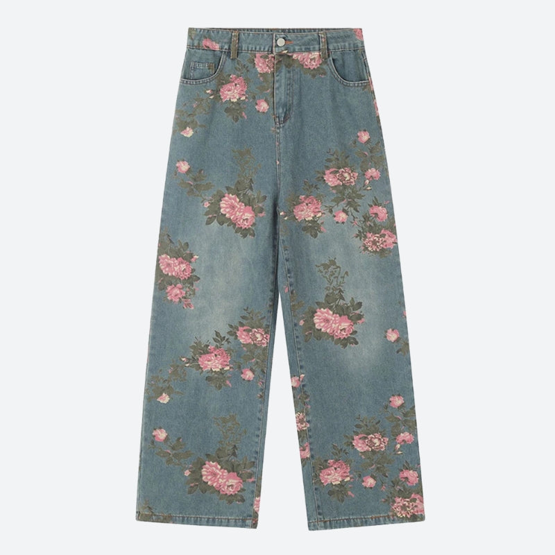 Stylish Work Outfits, Outfit Summer Ideas Floral Jeans