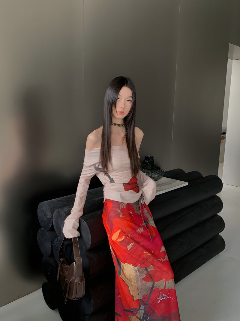 Stylish Work Outfits, Outfit Summer Ideas Floral Off Shoulder Top Stylish Work Outfits, Outfit Summer Ideas Floral Off Shoulder Top