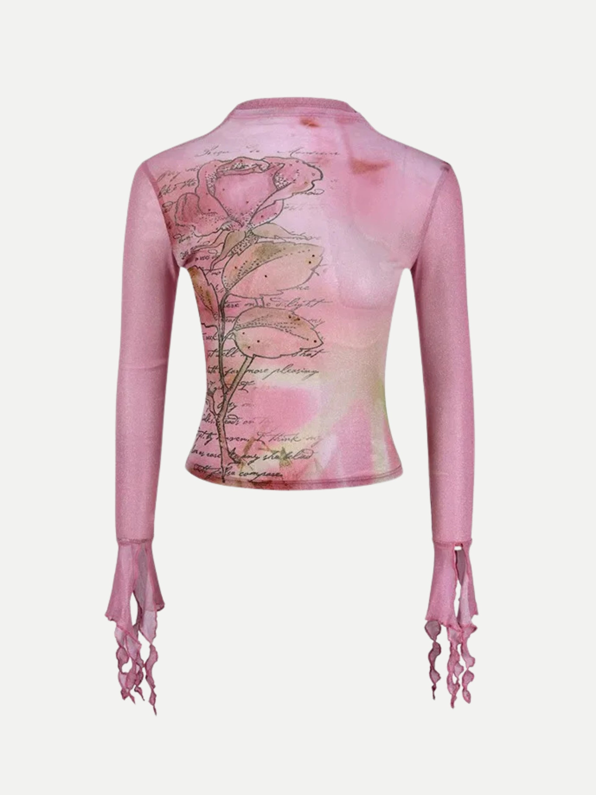 Stylish Work Outfits, Outfit Summer Ideas Floral Ruffled Cuffs Top Stylish Work Outfits, Outfit Summer Ideas Floral Ruffled Cuffs Top