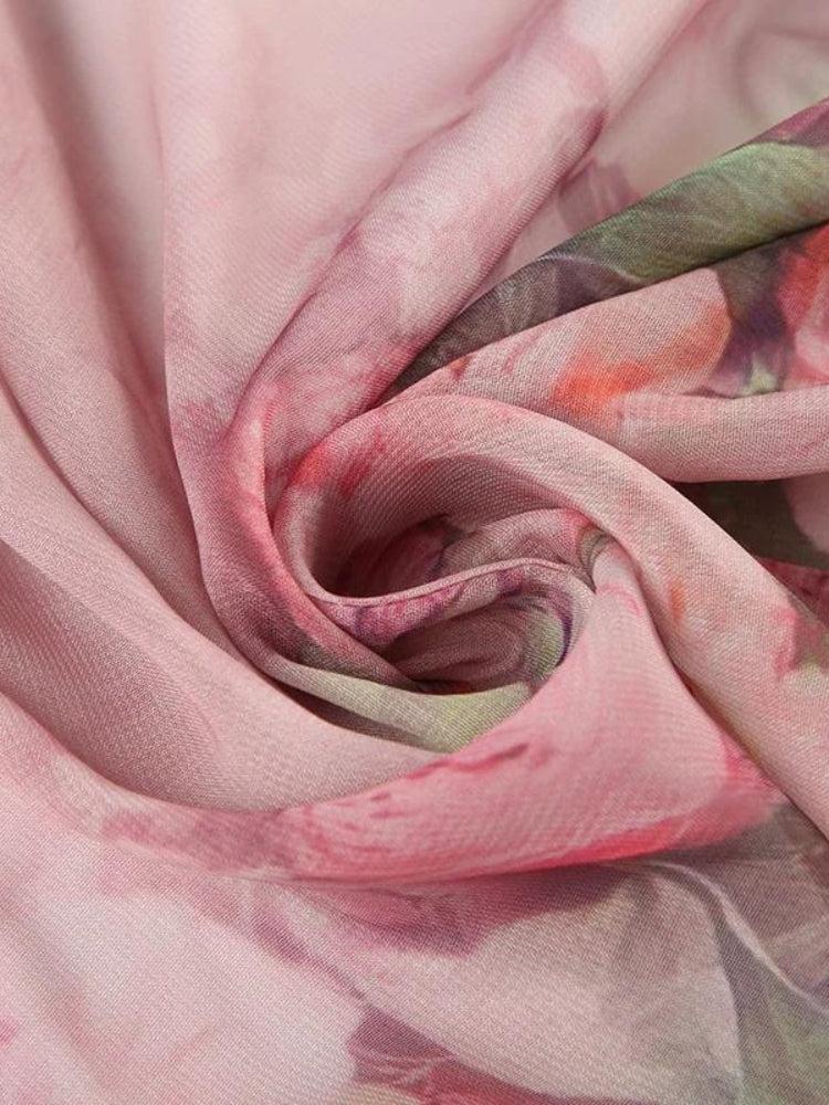 Stylish Work Outfits, Outfit Summer Ideas Floral Ruffled Mesh Mullet Skirt Stylish Work Outfits, Outfit Summer Ideas Floral Ruffled Mesh Mullet Skirt