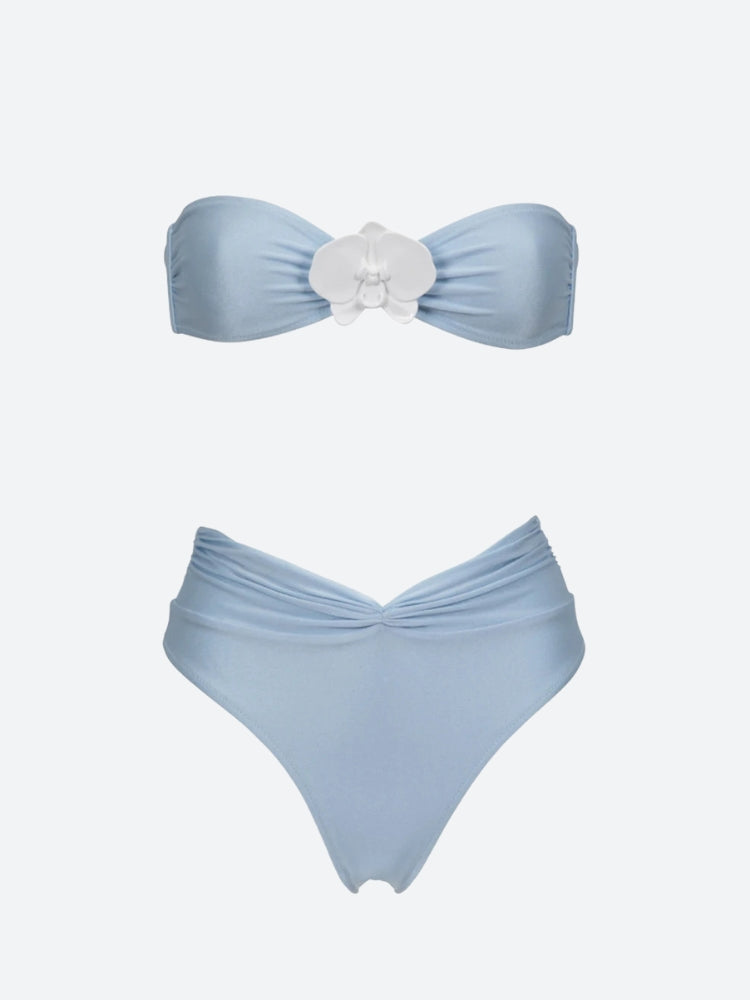 Stylish Work Outfits, Outfit Summer Ideas Floral Strapless Bikini Set Stylish Work Outfits, Outfit Summer Ideas Floral Strapless Bikini Set