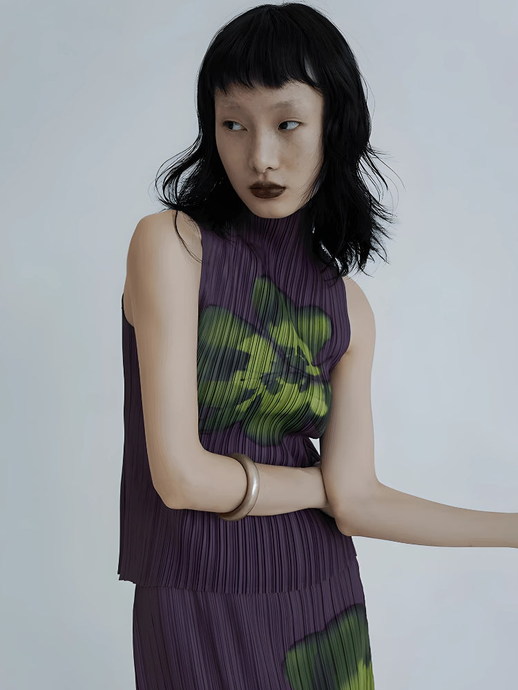 Stylish Work Outfits, Outfit Summer Ideas Floral Top & Midi Skirt Two Piece Set Stylish Work Outfits, Outfit Summer Ideas Floral Top & Midi Skirt Two Piece Set