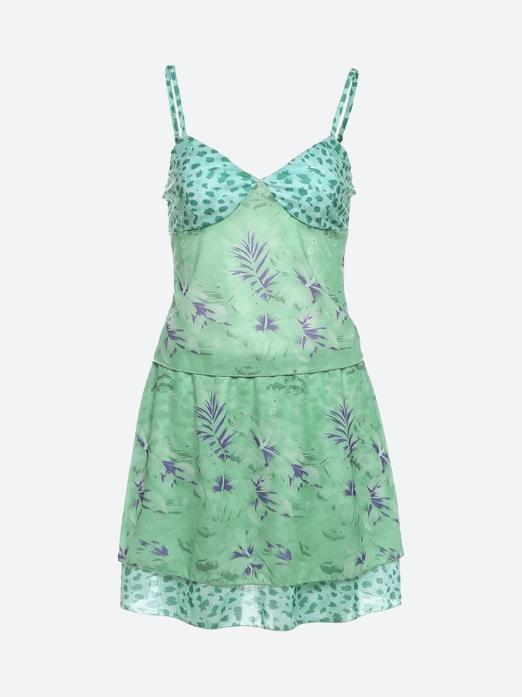 Stylish Work Outfits, Outfit Summer Ideas Floral Top & Mini Skirt Two Piece Set Stylish Work Outfits, Outfit Summer Ideas Floral Top & Mini Skirt Two Piece Set